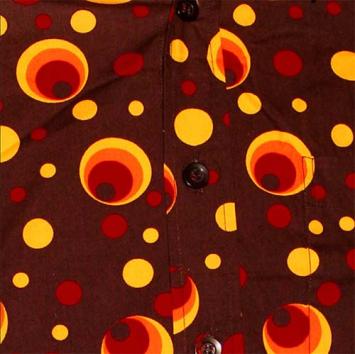 chenaski retro dots spots brown