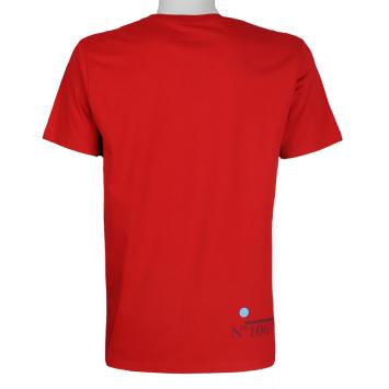 constructie blue dot red t-shirt